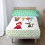 Juego de Sábanas HappyFriday Mr Fox Grandma Multicolor Cama de 80/90 2 Piezas de HappyFriday, Sábanas y fundas de almohada - ...