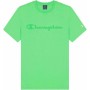 Camisola de Manga Curta Homem Champion Crewneck Verde | Tienda24 - Global Online Shop Tienda24.eu