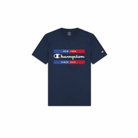 T-shirt à manches courtes homme Champion Crewneck Bleu de Champion, Homme - Réf : S64109831, Prix : 19,48 €, Remise : %