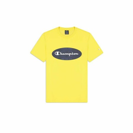 Camiseta de Manga Corta Hombre Champion Crewneck Amarillo de Champion, Hombre - Ref: S64109837, Precio: 19,12 €, Descuento: %