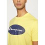 Camiseta de Manga Corta Hombre Champion Crewneck Amarillo de Champion, Hombre - Ref: S64109837, Precio: 19,12 €, Descuento: %