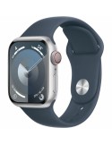 Smartwatch Apple Series 9 Blue Silver 41 mm | Tienda24 Tienda24.eu