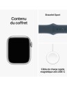 Smartwatch Apple Series 9 Blue Silver 41 mm | Tienda24 Tienda24.eu