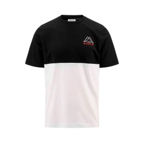 Camiseta de Manga Corta Hombre Kappa Edwin CKD Blanco Negro de Kappa, Hombre - Ref: S64109845, Precio: 18,68 €, Descuento: %