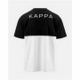 Maglia a Maniche Corte Uomo Kappa Edwin CKD Bianco Nero | Tienda24 - Global Online Shop Tienda24.eu