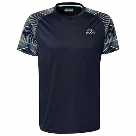 Camisola de Manga Curta Homem Kappa Eoste Graphik Azul Marinho de Kappa, Homem - Ref: S64109849, Preço: 21,97 €, Desconto: %