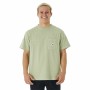 T-shirt Rip Curl Quality Surf Products Verde Homem de Rip Curl, T-shirts - Ref: S64109863, Preço: 33,07 €, Desconto: %