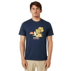 Chemisette Rip Curl Framed Blue marine Homme de Rip Curl, T-shirts - Réf : S64109890, Prix : 20,21 €, Remise : %