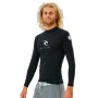 Bathing T-shirt Rip Curl Corps Black by Rip Curl, Diving suits - Ref: S64109910, Price: 27,68 €, Discount: %