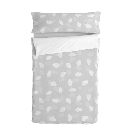 Couette rembourrée HappyFriday Basic Clouds Gris 105 x 200 cm de HappyFriday, Sacs de couchage - Réf : D1611831, Prix : 144,2...