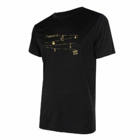 Camisola de Manga Curta Homem Napapjiri Preto | Tienda24 - Global Online Shop Tienda24.eu