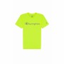 Maglia a Maniche Corte Uomo Champion Crewneck Verde limone di Champion, Uomo - Rif: S64109977, Prezzo: 20,88 €, Sconto: %