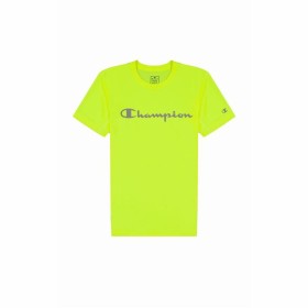 Maglia a Maniche Corte Uomo Champion Crewneck Verde limone di Champion, Uomo - Rif: S64109977, Prezzo: 20,88 €, Sconto: %