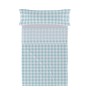 Bettwäsche-Set HappyFriday Basic Kids Vichy Blau Einzelmatratze 180 x 270 cm 2 Stücke von HappyFriday, Bettlaken und Kissenbe...