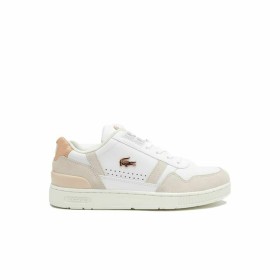 Baskets Casual pour Femme Lacoste T-Clip Synthetic Blanc de Lacoste, Baskets et chaussures de sport - Réf : S64110080, Prix :...