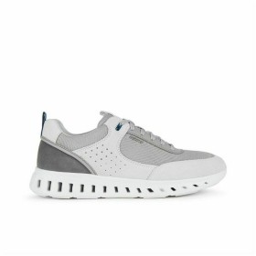 Chaussures casual homme Geox Oustream Blanc de Geox, Baskets et chaussures de sport - Réf : S64110119, Prix : 0,00 €, Remise : %