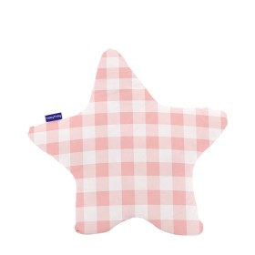 Cushion HappyFriday Basic Pink Star Gingham 50 x 50 cm by HappyFriday, Back & Body Pillows - Ref: D1611862, Price: 10,30 €, D...