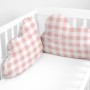 Cot protector HappyFriday Basic Kids Vichy Pink 60 x 40 cm | Tienda24 - Global Online Shop Tienda24.eu