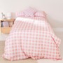 Parure de couette HappyFriday Basic Kids Rose Lit 1 persone Vichy 2 Pièces de HappyFriday, Couettes et housses de couette - R...