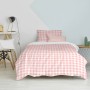 Duvet cover set HappyFriday Basic Kids Pink Single Gingham 2 Pieces by HappyFriday, Quilts and quilt covers - Ref: D1611868, ...