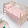 Bedding set HappyFriday Basic Kids Vichy Pink Baby Crib 2 Pieces by HappyFriday, Bed linen for cots - Ref: D1611869, Price: 1...