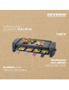 Piastra Grill Severin 1400 W da Severin, Piastre per Raclette - Ref: S7193861, Precio: 66,70 €, Descuento: %