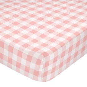 Fitted sheet HappyFriday BASIC KIDS Pink 90 x 200 x 32 cm by HappyFriday, Sheets and pillowcases - Ref: D1611873, Price: 21,5...