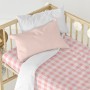 Drap housse HappyFriday BASIC KIDS Rose 60 x 120 x 14 cm Vichy de HappyFriday, Draps et taies d'oreiller - Réf : D1611874, Pr...