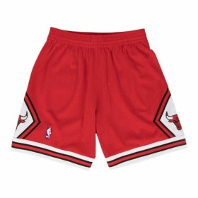 Calções de Basquetebol para Homem Mitchell & Ness Chicago Bulls Vermelho de Mitchell & Ness, Homem - Ref: S64110357, Preço: 6...