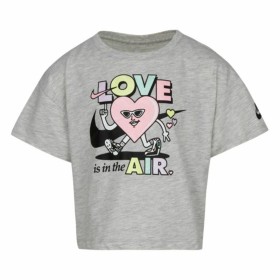 Camiseta de Manga Corta Infantil Nike Knit Gris de Nike, Niña - Ref: S64110397, Precio: 22,20 €, Descuento: %