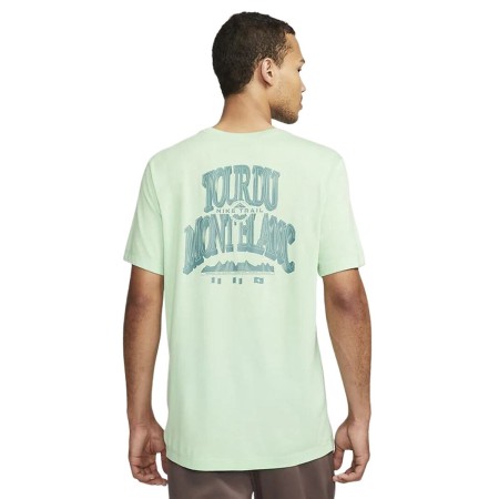 Camiseta de Manga Corta Hombre Nike Dri-FIT Verde Claro de Nike, Hombre - Ref: S64110398, Precio: 30,84 €, Descuento: %