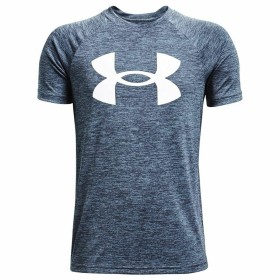 Camisola de Manga Curta Criança Under Armour Tech Twist SS Azul Anil de Under Armour, Menino - Ref: S64110400, Preço: 0,00 €,...