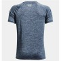 Maglia a Maniche Corte Bambino Under Armour Tech Twist SS Azzurro Indaco | Tienda24 - Global Online Shop Tienda24.eu