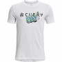 Maglia a Maniche Corte Bambino Under Armour Curry Trolly Bianco | Tienda24 - Global Online Shop Tienda24.eu