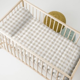 Bedspread (quilt) HappyFriday BASIC KIDS Beige 100 x 130 cm Baby Crib by HappyFriday, Blankets and bedcovers - Ref: D1611888,...