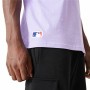 Camiseta de Manga Corta New Era MLB League Essentials New York Yankees Violeta Unisex de New Era, Camisetas - Ref: S64110429,...