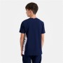 Maglia a Maniche Corte Bambino Le coq sportif N°1 Tricolore Azzurro di Le coq sportif, T-shirt - Rif: S64110439, Prezzo: 25,0...