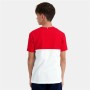 Camisola de Manga Curta Criança Le coq sportif N°2 Tricolore Branco de Le coq sportif, Camisolas de manga curta - Ref: S64110...