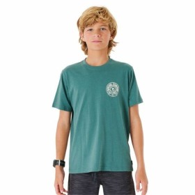 Camiseta de Manga Corta Niño Rip Curl Stapler Azul de Rip Curl, Camisetas de manga corta - Ref: S64110466, Precio: 20,21 €, D...