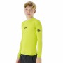 Maglia a Maniche Corte per Bambini Rip Curl Corps L/S Rash Vest Giallo Surf Lycra di Rip Curl, Bambino - Rif: S64110485, Prez...