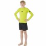 Camisola de Manga Curta Infantil Rip Curl Corps L/S Rash Vest Amarelo Surf Licra de Rip Curl, Menino - Ref: S64110485, Preço:...