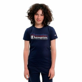 T-shirt à manches courtes enfant Champion Crewneck Bleu de Champion, T-shirts - Réf : S64110493, Prix : 11,47 €, Remise : %