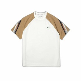 Camiseta de Manga Corta Lacoste Sport Regular Fit Color-Block Blanco Hombre de Lacoste, Camisetas - Ref: S64110495, Precio: 5...