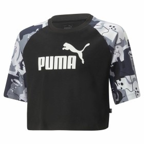 T shirt à manches courtes Enfant Puma Ess+ Street Art Noir de Puma, Fille - Réf : S64110496, Prix : 0,00 €, Remise : %