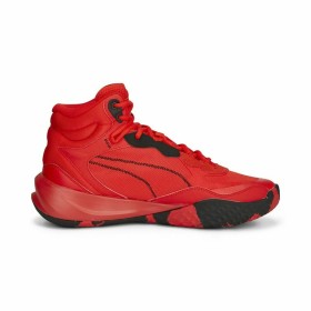 Sapatilhas de Basquetebol para Adultos Puma Playmaker Pro Mid Vermelho de Puma, Ténis - Ref: S64110507, Preço: 81,35 €, Desco...