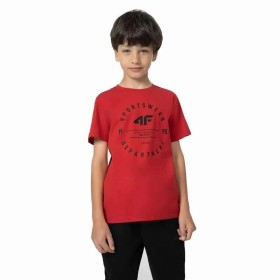 Camiseta de Manga Corta Niño 4F M294 Rojo de 4F, Camisetas de manga corta - Ref: S64110512, Precio: 11,68 €, Descuento: %