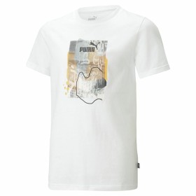 T-shirt à manches courtes enfant Puma Essentials+ Street Art Grap Blanc de Puma, T-shirts - Réf : S64110525, Prix : 0,00 €, R...