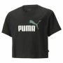 Camiseta de Manga Corta Infantil Puma Logo Cropped Negro | Tienda24 - Global Online Shop Tienda24.eu