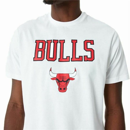 Basketball shirt New Era NBA Chicago Bulls White by New Era, Men - Ref: S64110565, Price: 31,73 €, Discount: %