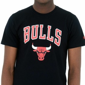 T-shirt de basquetebol New Era Team Logo Chicago Bulls Preto de New Era, Homem - Ref: S64110568, Preço: 24,91 €, Desconto: %